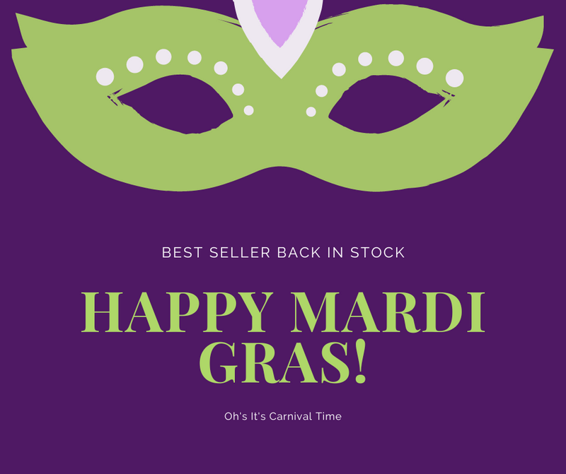 Best Seller Color Block Mardi Gras Top Back In Store🎭
